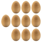 Maxbell 20Pcs Wood Simulation Eggs Ornaments Paint Exercise Home Party Decoration