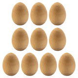Maxbell 20 Pcs Wood Simulation Eggs Ornament Paint Exercise Home Party Decoration