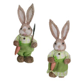 Maxbell Maxbell Lovely Straw Easter Rabbit Bunny Figurine Holiday Wedding Decor Gifts Toys