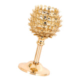 Maxbell 2 x Crystal Candleholder Votive Candlestick Centerpiece Birthday Party Gold