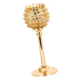 Maxbell 2 x Crystal Candleholder Votive Candlestick Centerpiece Birthday Party Gold