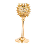 Maxbell 2 x Crystal Candleholder Votive Candlestick Centerpiece Birthday Party Gold