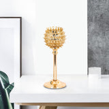 Maxbell 2 x Crystal Candleholder Votive Candlestick Centerpiece Birthday Party Gold