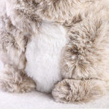 Maxbell 2pcs Soft Easter Rabbit with Wreath Photo Props Art Desk Ornament