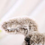 Maxbell 2x Soft Easter Rabbit with Wreath Photo Props Art for Outdoor Desk Ornament