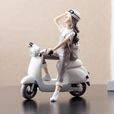 3 Pieces Art Girl Figurine Craft Decorative Sculpture Home Desktop Decor