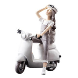 3 Pieces Art Girl Figurine Craft Decorative Sculpture Home Desktop Decor