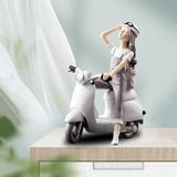 3 Pieces Art Girl Figurine Craft Decorative Sculpture Home Desktop Decor