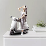 3 Pieces Art Girl Figurine Craft Decorative Sculpture Home Desktop Decor