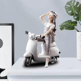 3 Pieces Art Girl Figurine Craft Decorative Sculpture Home Desktop Decor