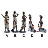 African Lady Figurine Tribal Lady Sculpture Desktop Home Office Decoration StyleA StyleB StyleC