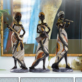 African Lady Figurine Tribal Lady Sculpture Desktop Home Office Decoration StyleA StyleB StyleC