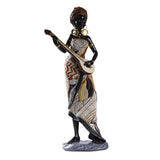 African Lady Figurine Tribal Lady Sculpture Desktop Home Office Decoration StyleA StyleB StyleC