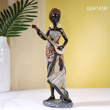 African Lady Figurine Tribal Lady Sculpture Desktop Home Office Decoration StyleA StyleB StyleC