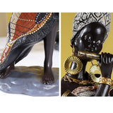 African Lady Figurine Tribal Lady Sculpture Desktop Home Office Decoration StyleA StyleB StyleC