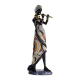 African Lady Figurine Tribal Lady Sculpture Desktop Home Office Decoration StyleA StyleB StyleC