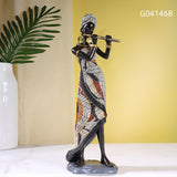 African Lady Figurine Tribal Lady Sculpture Desktop Home Office Decoration StyleA StyleB StyleC