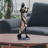 African Lady Figurine Tribal Lady Sculpture Desktop Home Office Decoration StyleA StyleB StyleC