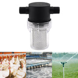 Water Pump Strainer 1/2" Sediment Strainer for Gardening Irrigation 10 mesh