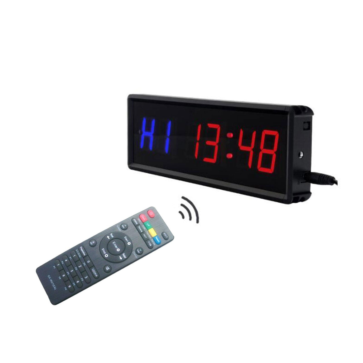 Maxbell Maxbell Interval Timer Count Down/up Clock with W/ Remote Yoga Gym Timer Workout