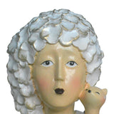 Maxbell 2x Nordic Style Lady Statue Figure Figurine for Tabletop Hotel Decor