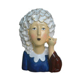 Maxbell 2x Nordic Style Lady Statue Figure Figurine for Tabletop Hotel Decor