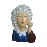 Maxbell 2x Nordic Style Lady Statue Figure Figurine for Tabletop Hotel Decor