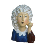 Maxbell 2x Nordic Style Lady Statue Figure Figurine for Tabletop Hotel Decor