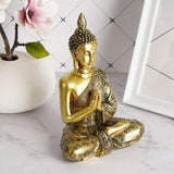 Maxbell Buddha Statue Figurines Home Garden Office Tabletop Decors Ornament Artwork
