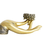 Maxbell Buddha Candle Holder Retro for Restaurant Decoration Meditation Relax Gift