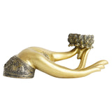 Maxbell Buddha Candle Holder Retro for Restaurant Decoration Meditation Relax Gift