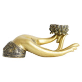 Maxbell Buddha Candle Holder Retro for Restaurant Decoration Meditation Relax Gift