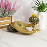 Maxbell Buddha Candle Holder Retro for Restaurant Decoration Meditation Relax Gift