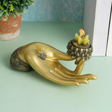 Maxbell Buddha Candle Holder Retro for Restaurant Decoration Meditation Relax Gift