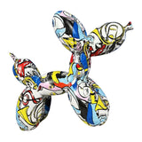 Maxbell Scrawl Balloon Dog Sculpture Animal Statue Art Crafts for Home Kids Room H