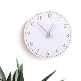 Maxbell Maxbell Wall Clock Battery Operated Silent Round Clock for Kids Room Dining Room A