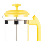Maxbell French Press Coffee Maker Heat Resistant Borosilicate Glass Office Home Yellow