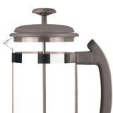 Maxbell French Press Coffee Maker Heat Resistant Borosilicate Glass Office Home Gray