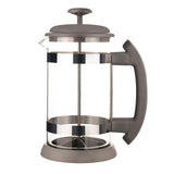 Maxbell French Press Coffee Maker Heat Resistant Borosilicate Glass Office Home Gray