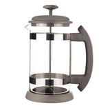 Maxbell French Press Coffee Maker Heat Resistant Borosilicate Glass Office Home Gray