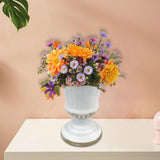 Iron Vase Dried Flower Pot Bunch Holder Dining Room Home Office Table Decor A