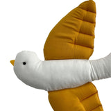 Maxbell Maxbell Pigeon Wall Decor Plush Stuffed Animal Toys for Nursery Room Decoration Yellow L