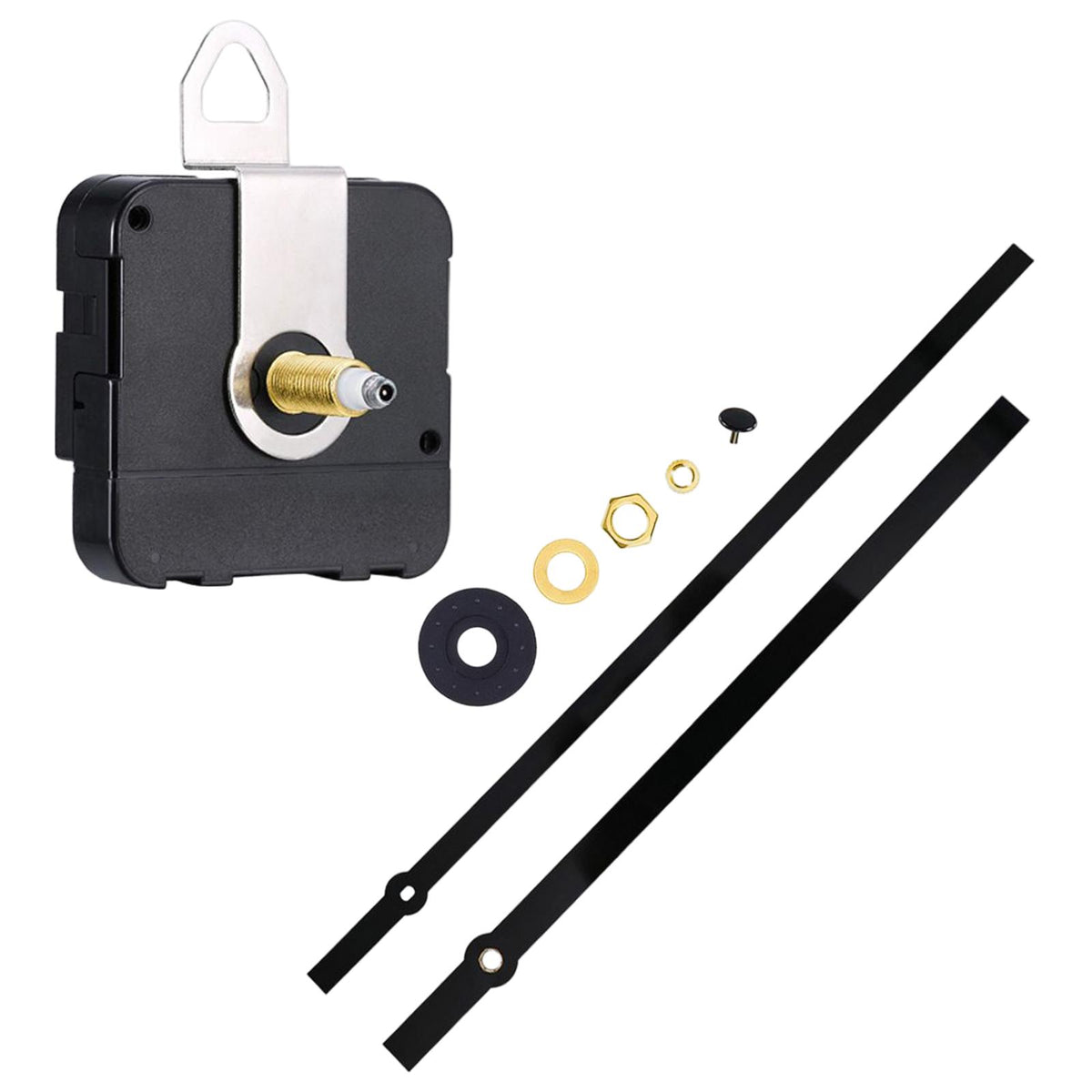 Maxbell Maxbell Clock Movement Movement Chime DIY Repair Parts W/ Hands 1 Pair Black Hands