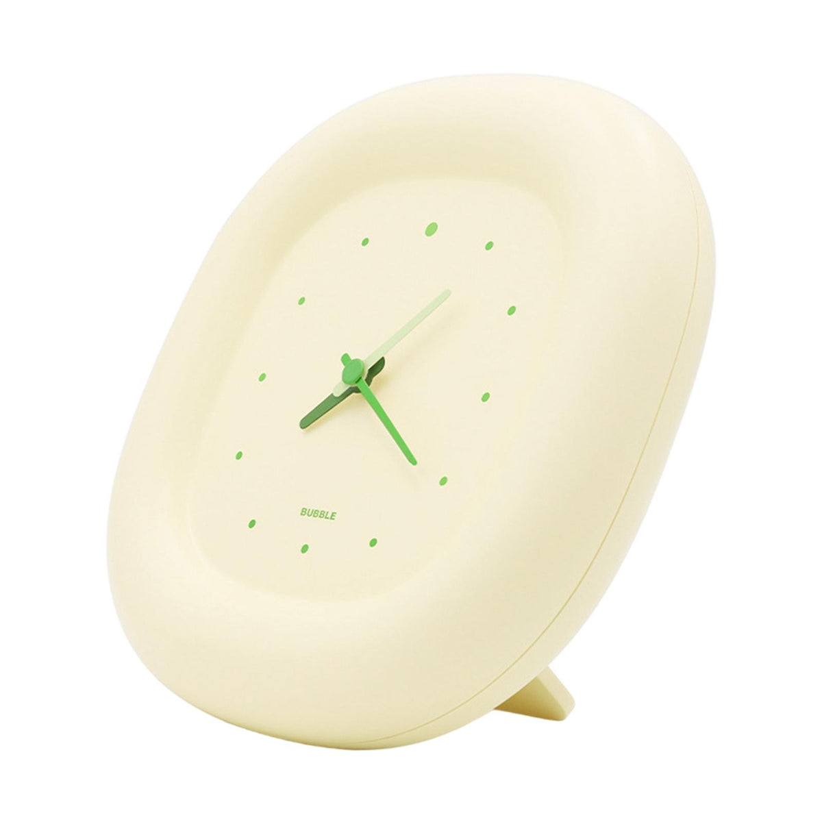 Maxbell Maxbell Bubble Clock Wall Clock Free Standing Quartz Clocks Silent for Living Room Yellow  Ticking