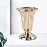 Maxbell 2xIron Flower Vase Stem Bunch Gold Bouquet Floral Arrangement Table Decoration height 20cm