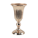 Maxbell 2xIron Flower Vase Stem Bunch Gold Bouquet Floral Arrangement Table Decoration height 27cm
