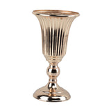 Maxbell 2 Piece Iron Flower Vase Stem Bunch Gold Bouquet Floral Arrangement Decor