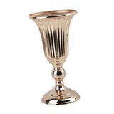 Maxbell 2xIron Flower Vase Stem Bunch Gold Bouquet Floral Arrangement Table Decoration height 27cm