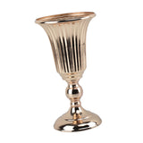 Maxbell 2 Piece Iron Flower Vase Stem Bunch Gold Bouquet Floral Arrangement Decor
