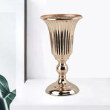 Maxbell 2 Piece Iron Flower Vase Stem Bunch Gold Bouquet Floral Arrangement Decor